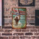 Retro West Cowboy Plate Metal Tin Sign Plaque for Bar Pub Club (7819(14)