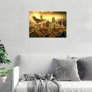 5D DIY Full Drill Diamond Painting Magic School Cross Stitch Mosaic Kits