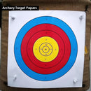 10pcs Archery Target Paper 400x400mm Equipment Darts Target Training Paper