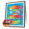 Partial Special Diamond Painting DIY Kit 4 Undersea Fish Rhinestone Picture