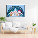 5D DIY Diamond Painting Kits Full Round Drill Snowman Mosaic Wall Picture D