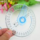 Swing Ruler Protractor All Circular Pointer Angle Finder Meter Mesurement G