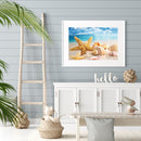 Digital Paint Starfish Pattern Painted By Numbers On Canvas Wall M033