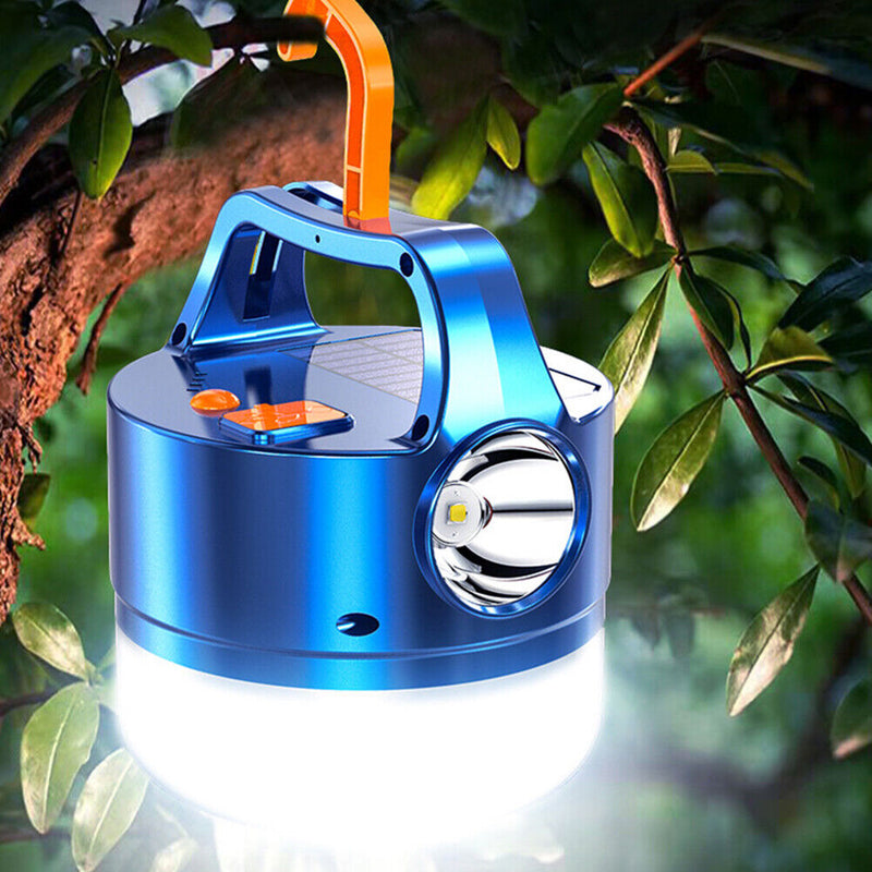 Portable Solar Camping Light Flashlight Tent Emergency Lantern Lamp for Outdo