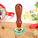 Retro Bee Shape Wax Seal Fire Painting Stamp DIY Scrapbooking Envelope Card