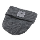 Winter Women Men Knit Ski Beanie Ball Wool Cuff Hat Ski Cap (Gray)