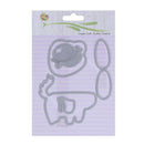 5pcs/Set Dog Cutting Dies Stencil DIY Scrapbook Embossing Craft Album Kar