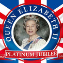 Platinum Jubilee Flag Polyester Queen Elizabeth Banner - British Decor (2) Newly