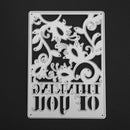 snowvirtuosos Think You Cut the Stencil DIY Scrapbook Embossing Papia