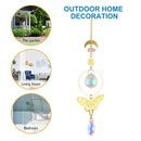 #A Crystal Wind Chime Prism Light Catcher Windbell Bedroom Hanging Decorations G