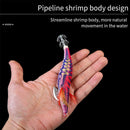 Lifelike Lead Sinker Wood Shrimp Lures Octopus Bait Fishing Tackle Squid Hook