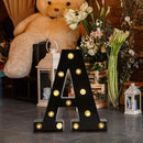 Letters LED Night Lights Alphabet Symbol Sign Lamp Home Wedding Decor (A) Newly