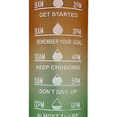 1L Sports Water Bottle with Marker Large Capacity Fitness Drink Cups (E) Newly