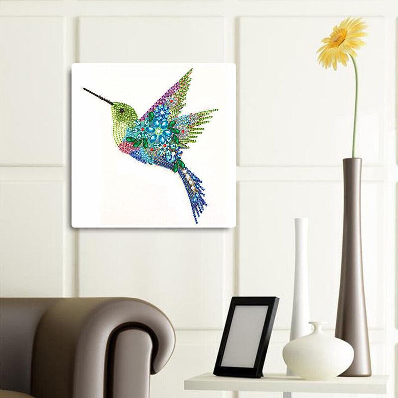 5D Partial Special Shaped Diamond Painting Hummingbird Poster Kit (UP263) Newly