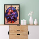 Art Rhinestone Painting Pumpkin Witch Mosaic Full Round Drill Diamond Picture