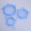 niversal Silicone Suction Lid-bowl pan cooking pot lid-silicon Blue