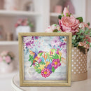 Wooden Diamond Painting Piggy Bank DIY Coin Saving Box Xmas Gifts (CQG08)