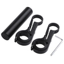 10cm Bicycle Light Holder Bike Handlebar Extender Lamp Phone Stand(Black) Newly