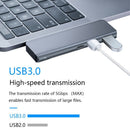 OTG Adapter Docking Station PD Charging USB C Hub 4K HDMI For Laptop PC