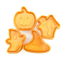 Tool Halloween Biscuit Mold Plunger Halloween Pumpkin Ghost Theme Cookie Cutter