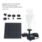 7V 200L/H Outdoor Fish Tank Fountain Pool Pond Solar Panel Water Pump Kits