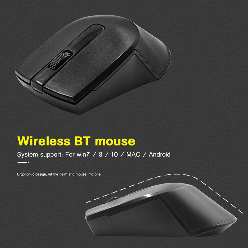 Rechargeable Bluetooth-compatible Mute Mouse Home Office Computer Phone Wir