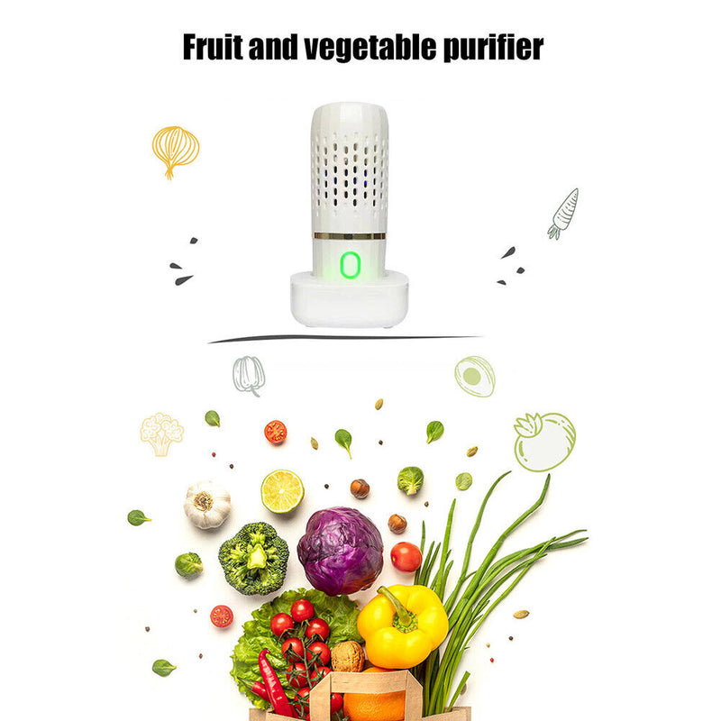 Portable Fruit Vegetable Washing Machine USB Remove Reside Residue Purifier