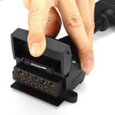 Trailer Adaptor 7 Pin Female Socket to 12 Pin Flat Male Plug Caravan Connector