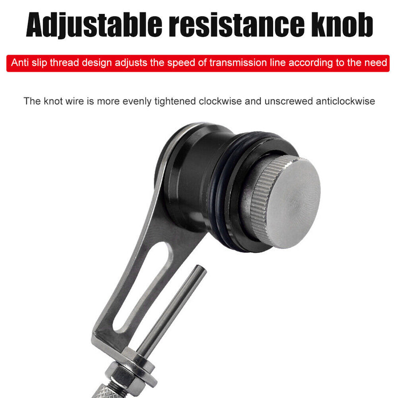 GT Bobbin Knotter Fast Knot Winder PE Line Fishing Tool Knotting (Black) Newly