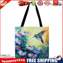 Flowers and Bird Printed Shoulder Shopping Bag Casual Large Tote Handbag