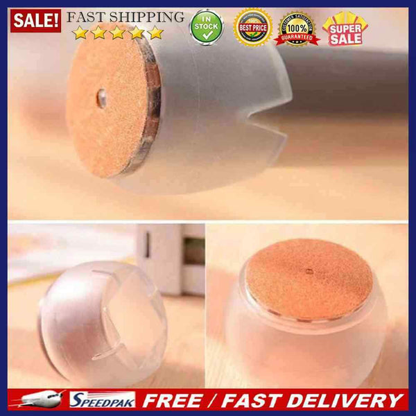 16pcs Chair Leg Mat Non-slip Silicone Table Chair Foot Cover No Noise for Home