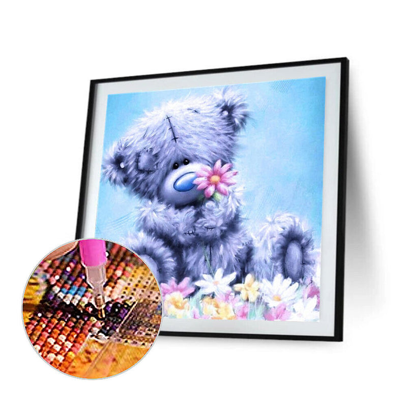 5D DIY Diamond Painting Full Round Drill Animal Bear Wall Decor Rhinestone Art