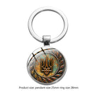 Ukraine Keychain Trinkets Ukrainian Charm Key Rings Bag Car Pendant (2) Newly
