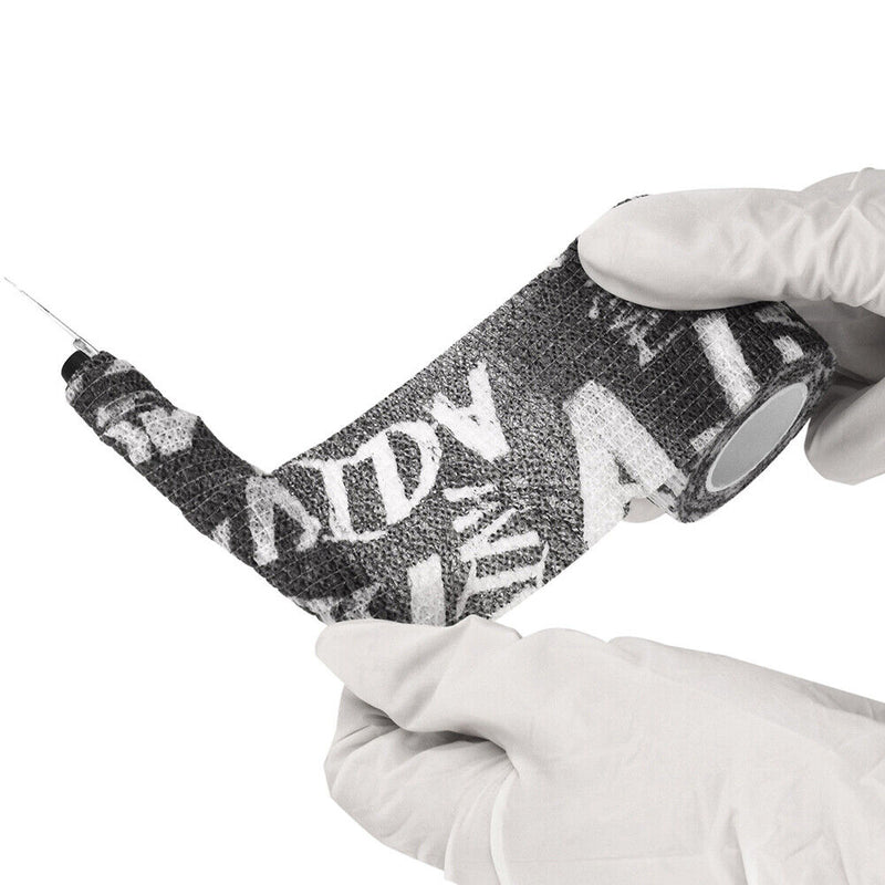 Tattoo Machine Grip Bandage Cover High Elastic Finger Wristband Elbow Wrist P