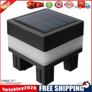 Waterproof Solar Pillar Light Garden Post Cap LED Fence Lamp (White Light)