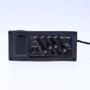 4 Band Acoustic Guitar Preamp Amplifier EQ 7545R Pickup 6.5MM Output Black