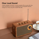 Retro Fm Radio Small Speaker Portable Radio Receiver for Outdoor Travel Camping
