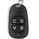 Remote Control 4 Keys Copy Cloning Duplicator for Garage Door (315M Black)