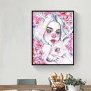 Diamond Painting Girl 5D DIY Full Round Mosaic Art Rhinestone Picture 30x40cm