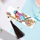 2pcs 5D DIY Diamond Painting Leather Bookmark Special-shaped Drill Book Mar