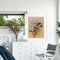 Oil Paint By Numbers DIY Bird and Flower Digital Painting Wall Art Handicra