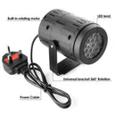 Outdoor Indoor Party Decor LED Lamp Projection Lamp Rotating Snowflake Light