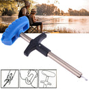 Small Size Fishing Lure Remover Fish Aluminum Tube Hook Detacher (Blue) -29