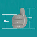 2pcs Hand Shape Cable Winder Desktop Wire Clips Toothbrush Holder (Grey)