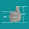2pcs Hand Shape Cable Winder Desktop Wire Clips Toothbrush Holder (Grey)