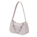 Retro Women Butterfly Chain Shoulder Underarm Bag Casual Pure Color Mini Handbag