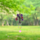 #A 2x Crystal Wind Chime Diamond Prisms Light Catchers Pendant Hanging Indoor De