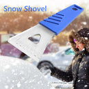 Car Ice Scraper with Clear Rubber Blade Plastic Handle Winter Auto Accessories