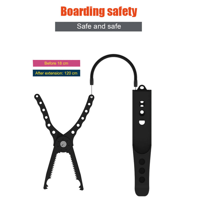 Fish Lip Grabber Plier Controller Holder Clamp Fishing Tongs Gripper Tackle