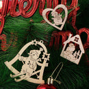 Christmas Xmas Decoration Christmas Snowflake Santa Claus Hanging Ornaments